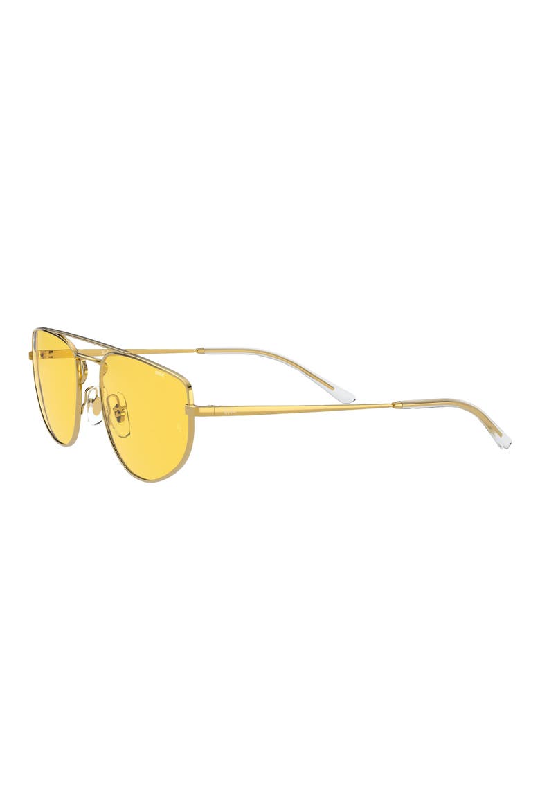 55mm Sunglasses, Alternate, color, SHNYGOLD/YLWGRN EVOLV PHOTOCHR