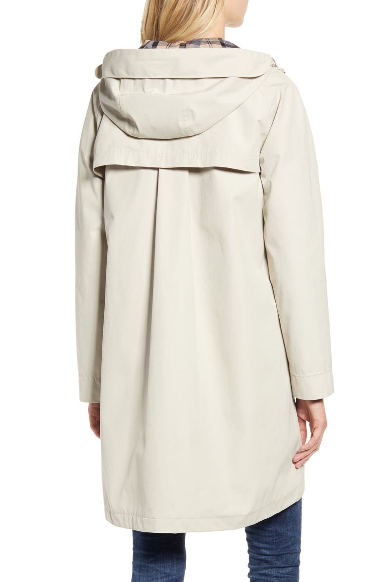 Barbour Overcast Waterproof Raincoat with Hood, Alternate, color, 