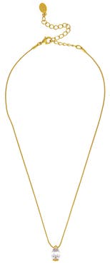 RIVKA FRIEDMAN Herringbone Chain Pendant Necklace