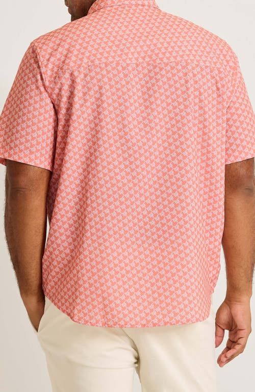 Tommy Bahama Bahama Coast Tropic Geoscape Islandzone® Short Sleeve Button-up Shirt In Multi