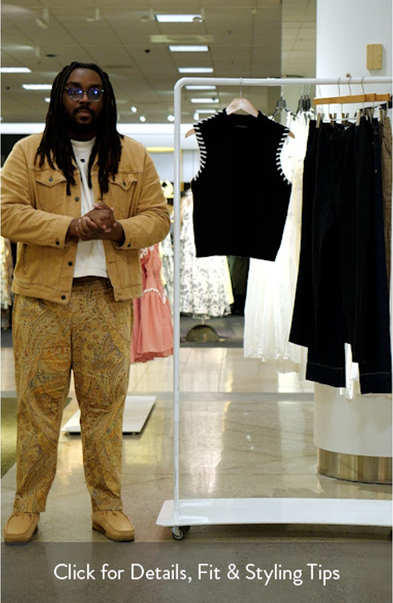 Whipstitch Detail Sweater Vest, sales video thumbnail