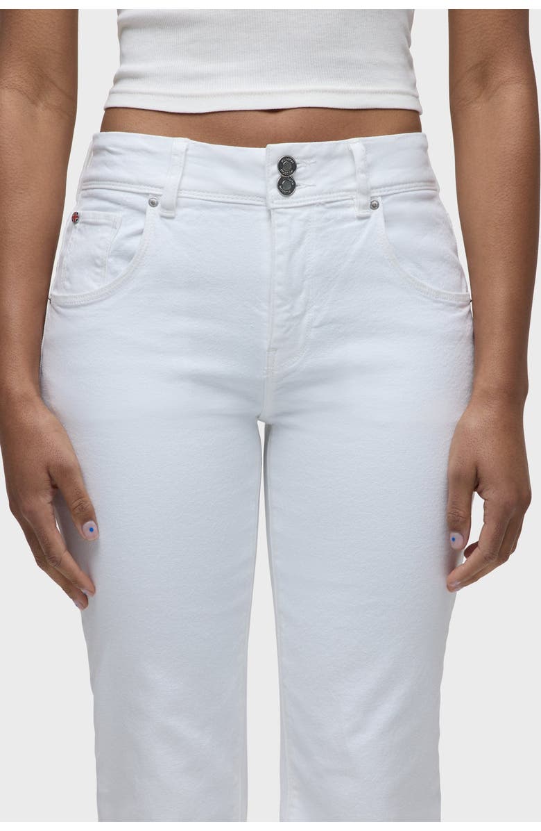 Hudson Jeans Dana Flap Pocket Flare, Alternate, color, White