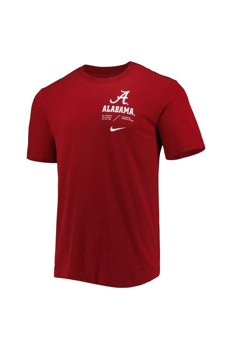 Men's Nike Crimson Alabama Crimson Tide Team Practice Performance T-Shirt, Alternate, color, Crimson