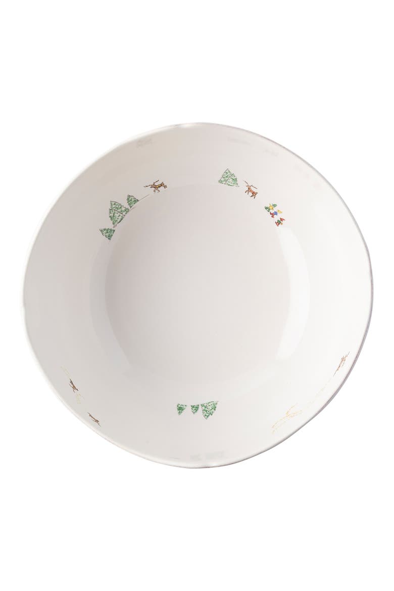 Berry & Thread North Pole 10-Inch Serving Bowl, Alternate, color, WHITE MULTI