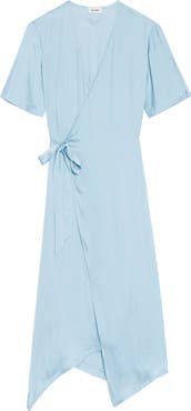 Zadig & Voltaire Reforme Satin Wrap Dress