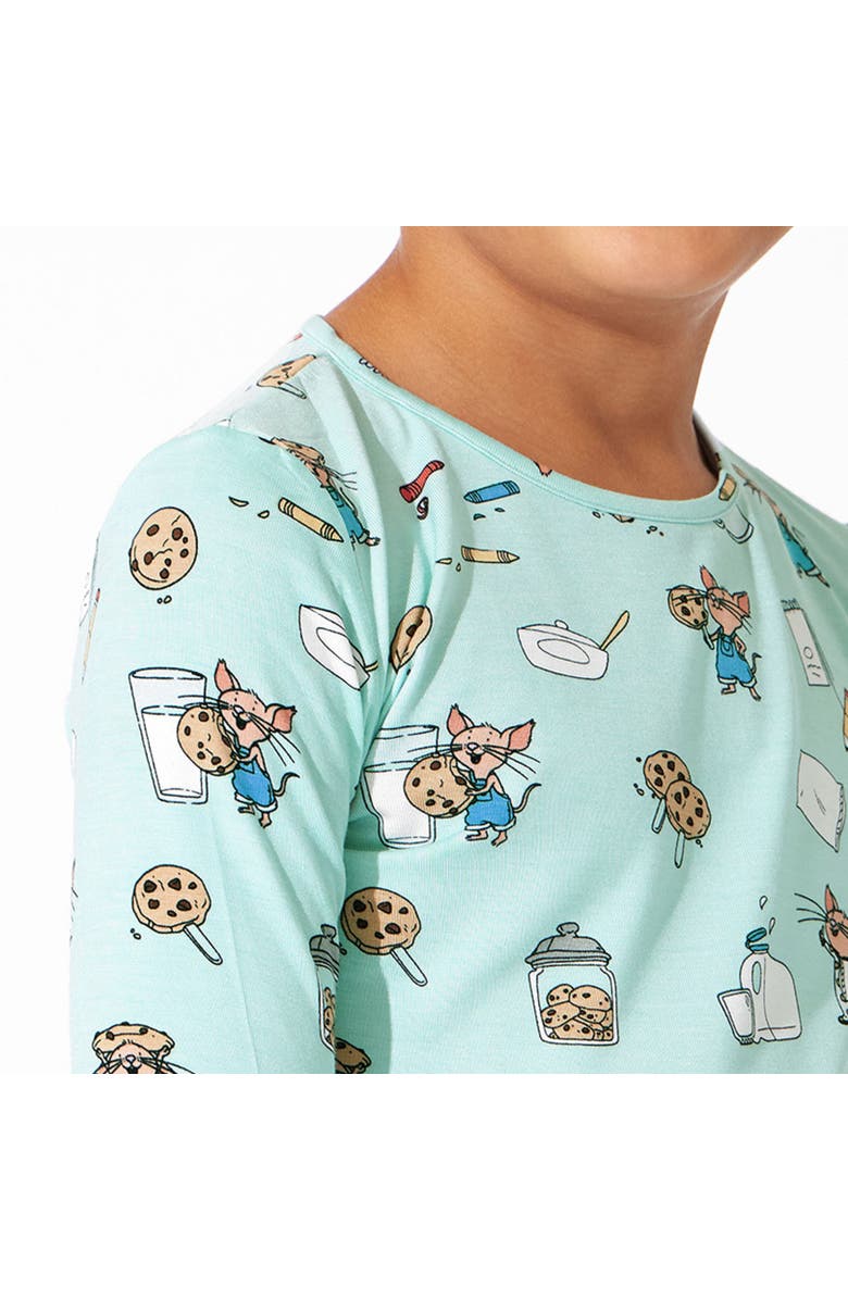 Bellabu Bear Kids' Mouse with Cookies Set of 2 Piece Pajamas, Alternate, color, Mouse With Cookies