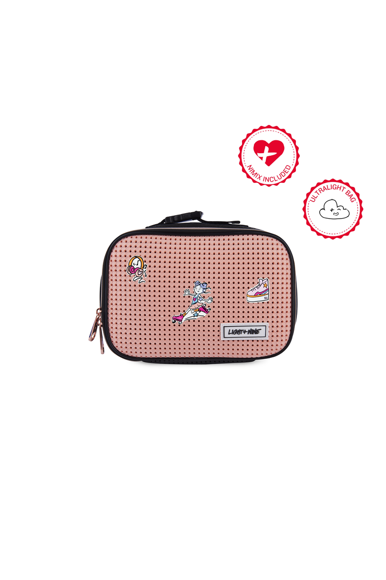 Lunch Tote with Nimix Set, Alternate, color, Peach Blush