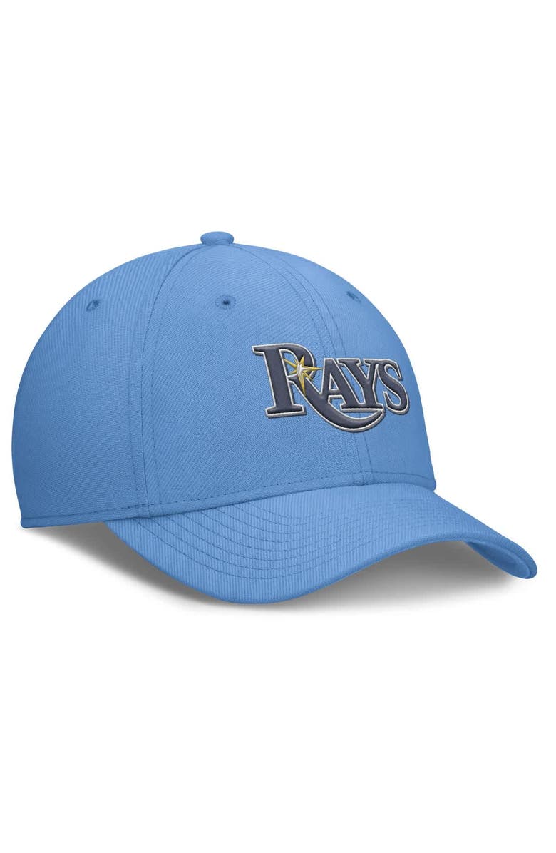 Nike Men's Nike Light Blue Tampa Bay Rays Rise Performance Flex Hat, Alternate, color, Light Blue