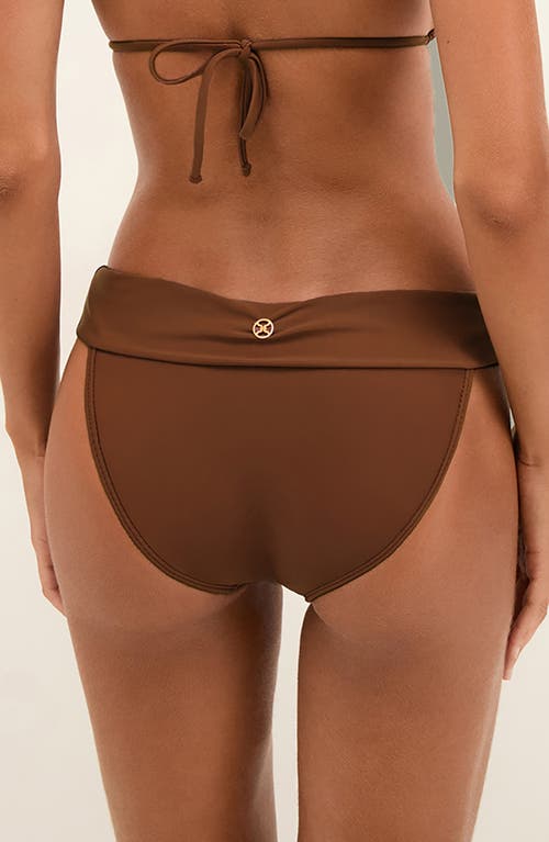 Vix Paula Hermanny Bia Tube Bikini Bottoms In Brown