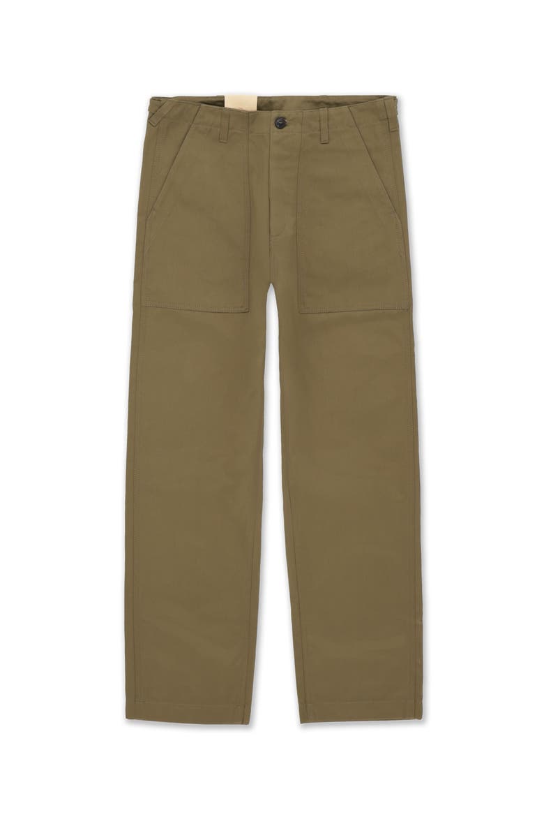 Newfatigue Heavyweight Cotton Gabardine Fatigue Pants, Main, color, OLIVE