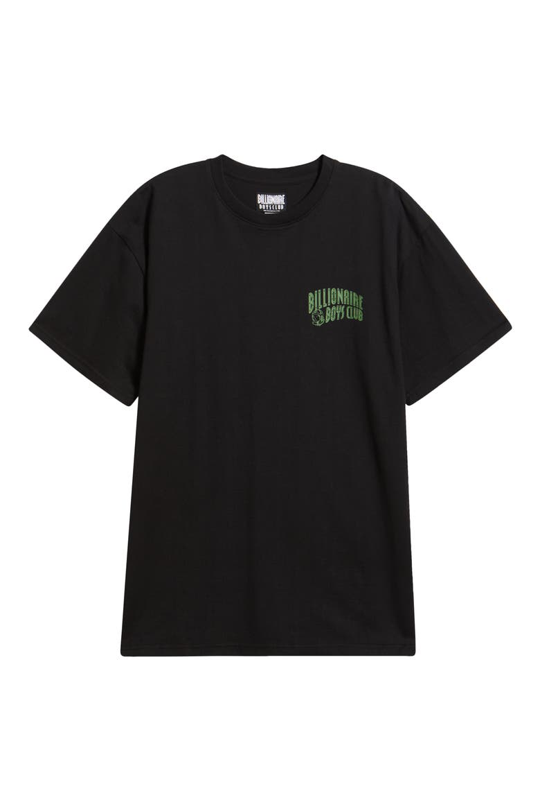 Small Curve Short Sleeve T-Shirt, Alternate, color, BLACK