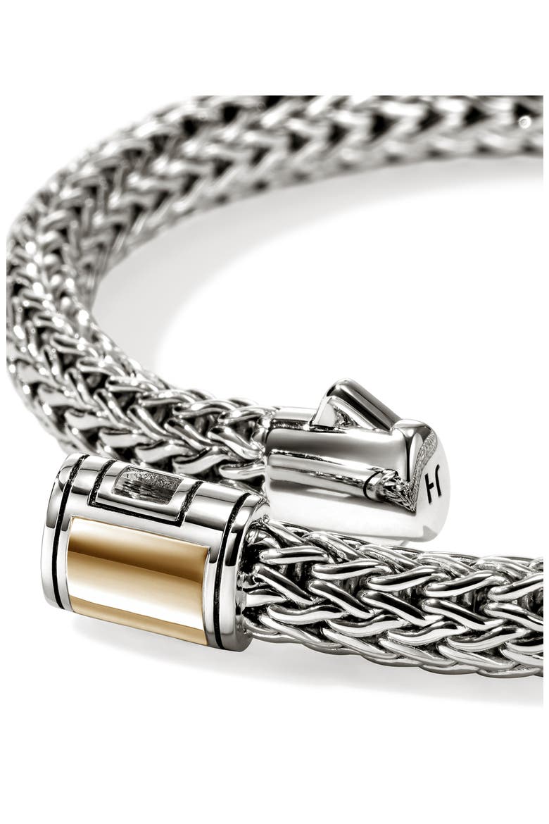 Icon Bracelet, 6.5mm, Alternate, color, SILVER AND GOLD