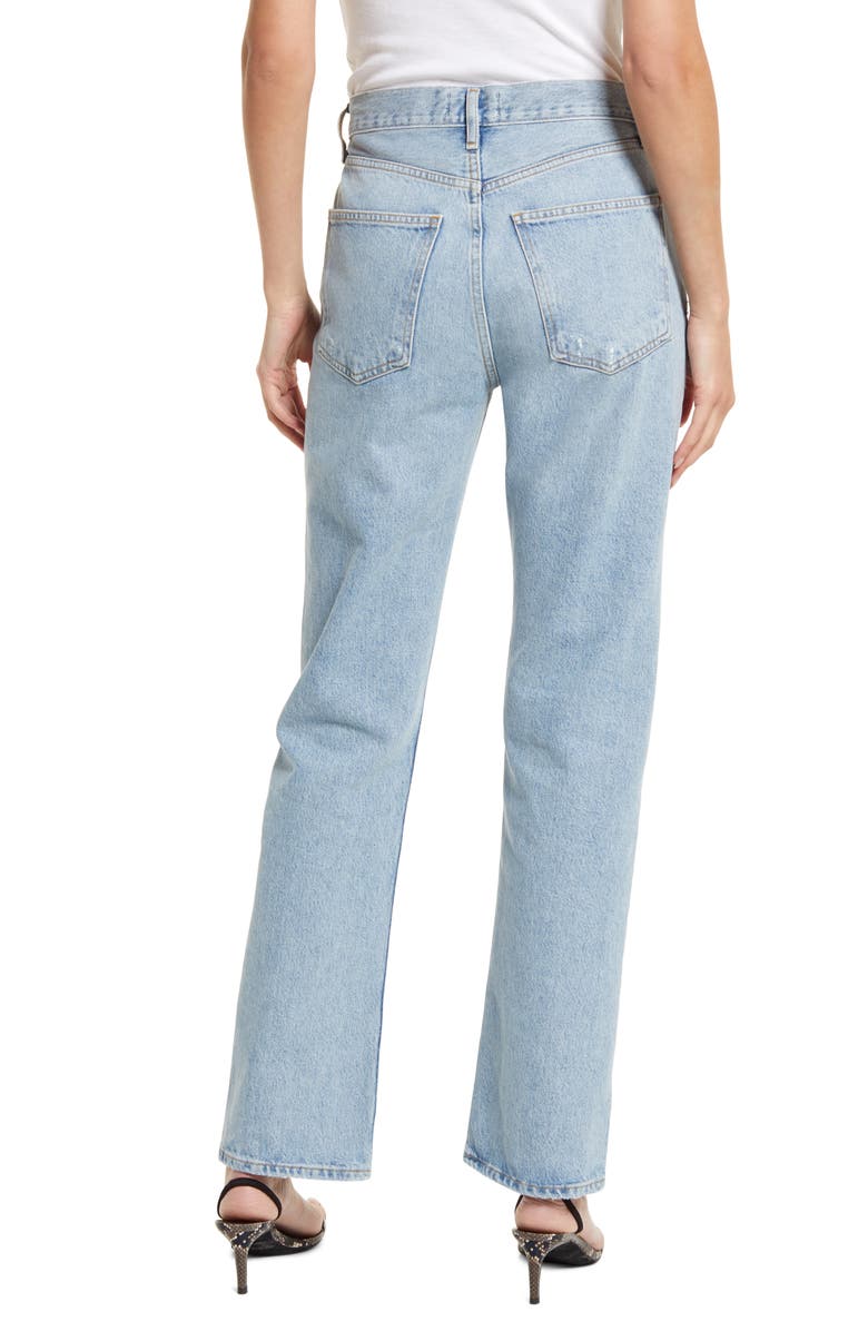 AGOLDE Women's Lana Organic Cotton Straight Leg Jeans, Alternate, color, 