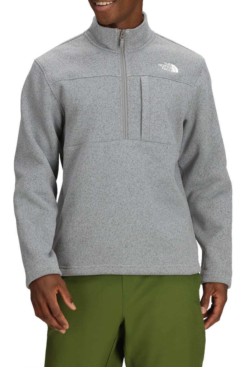 Gordon Lyons Half Zip Fleece Pullover, Main, color, TNF MEDIUM GREY HEATHER