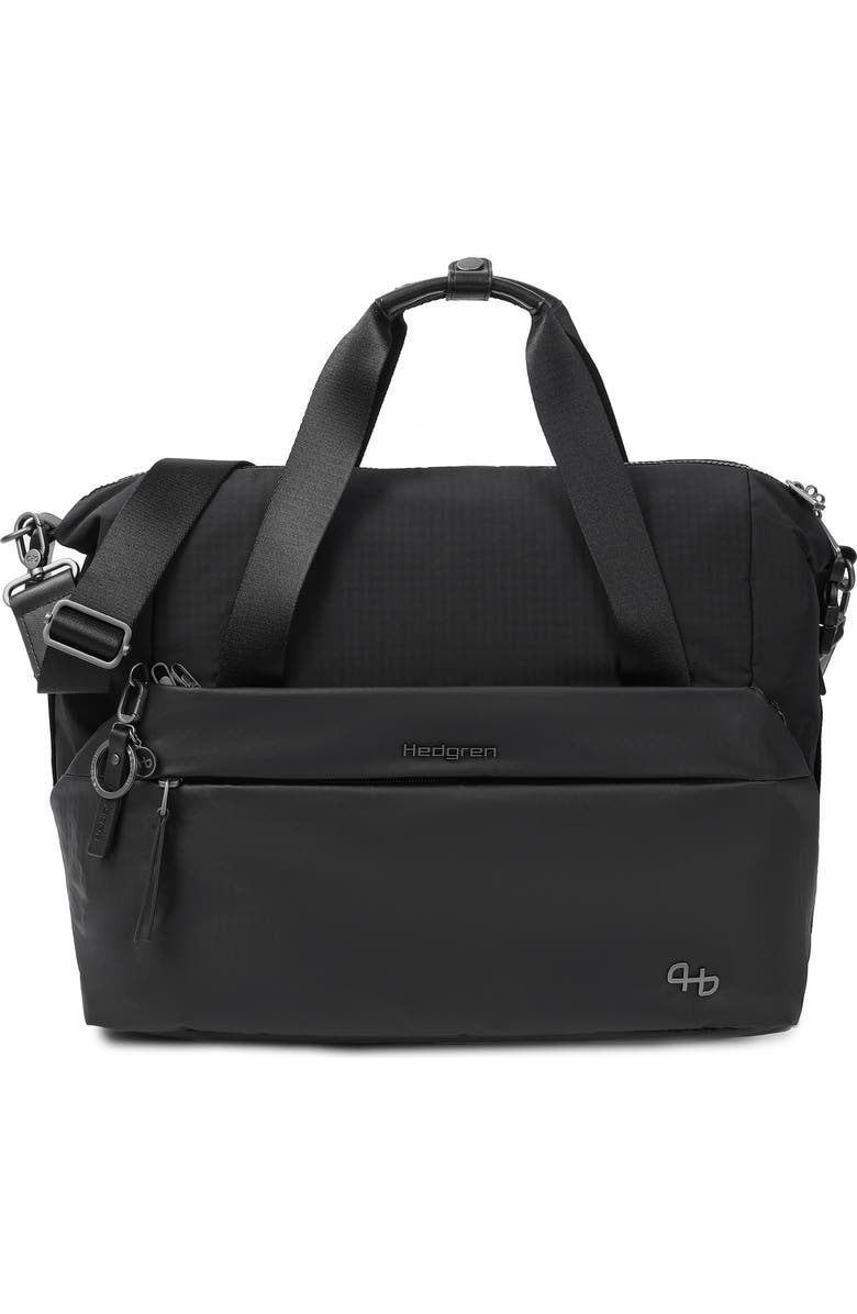 Hedgren Ryoko RFID Duffle Bag, Main, color, Black