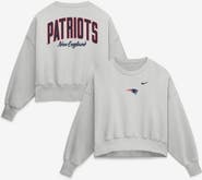Nike Women's Nike Gray New England Patriots Oversized Primetime Phoenix Fleece Sweatshirt