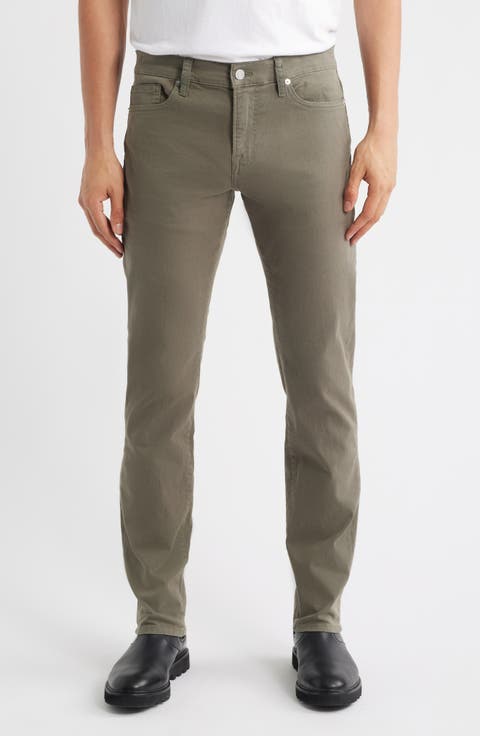 L'Homme Slim Fit Five-Pocket Twill Pants