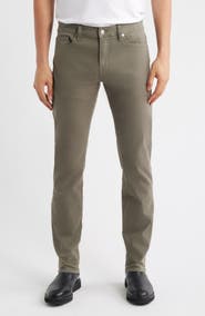 FRAME L'Homme Slim Fit Five-Pocket Twill Pants