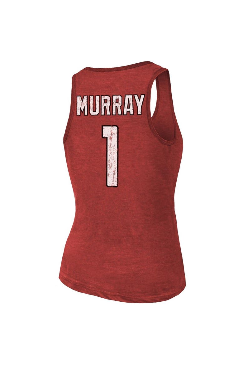Women's Fanatics Branded Heathered Cardinal Arizona Cardinals Name & Number Tri-Blend Tank Top, Alternate, color, Cardinal