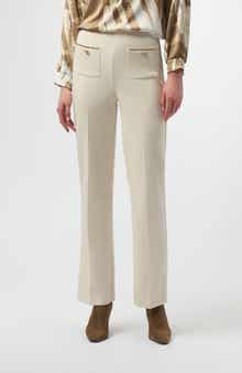 Scuba Crepe Straight Leg Pants