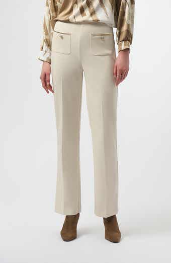 Scuba Crepe Straight Leg Pants