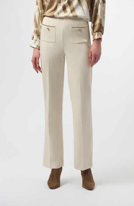Scuba Crepe Straight Leg Pants