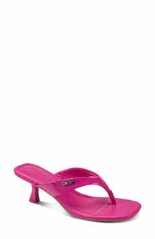 DKNY Mackey Kitten Heel Flip Flop