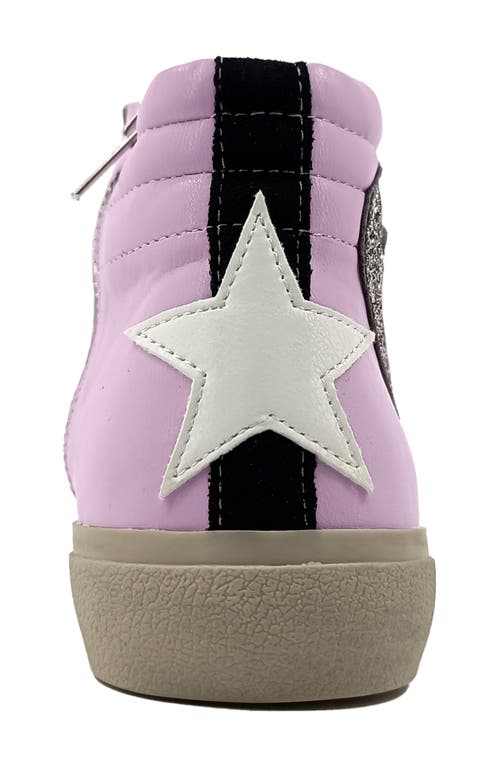 Shushop Rooney High-top Sneaker In Lilac