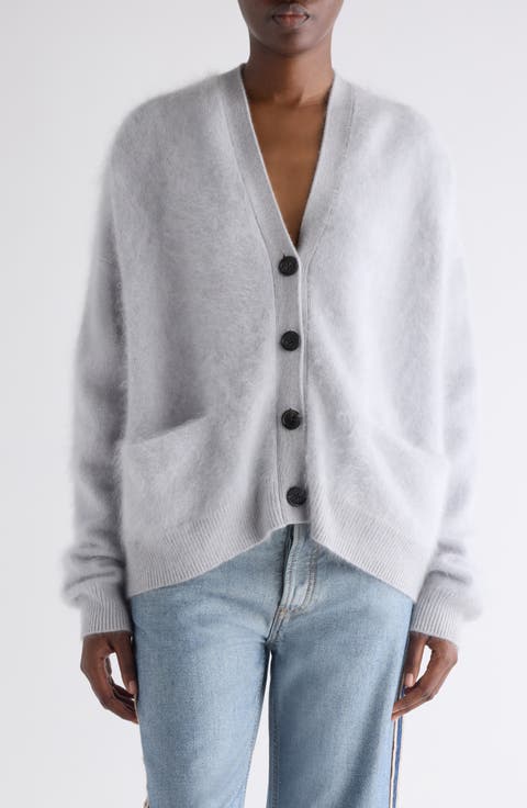 Brushed Cashmere Cardigan