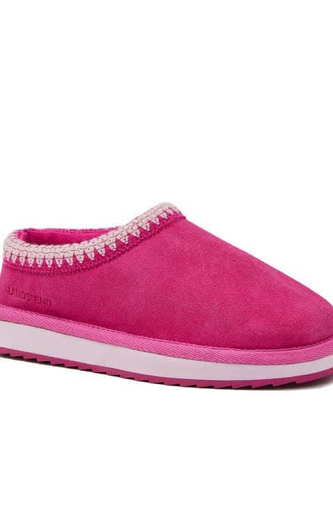 Kids Suede Hearth Slippers
