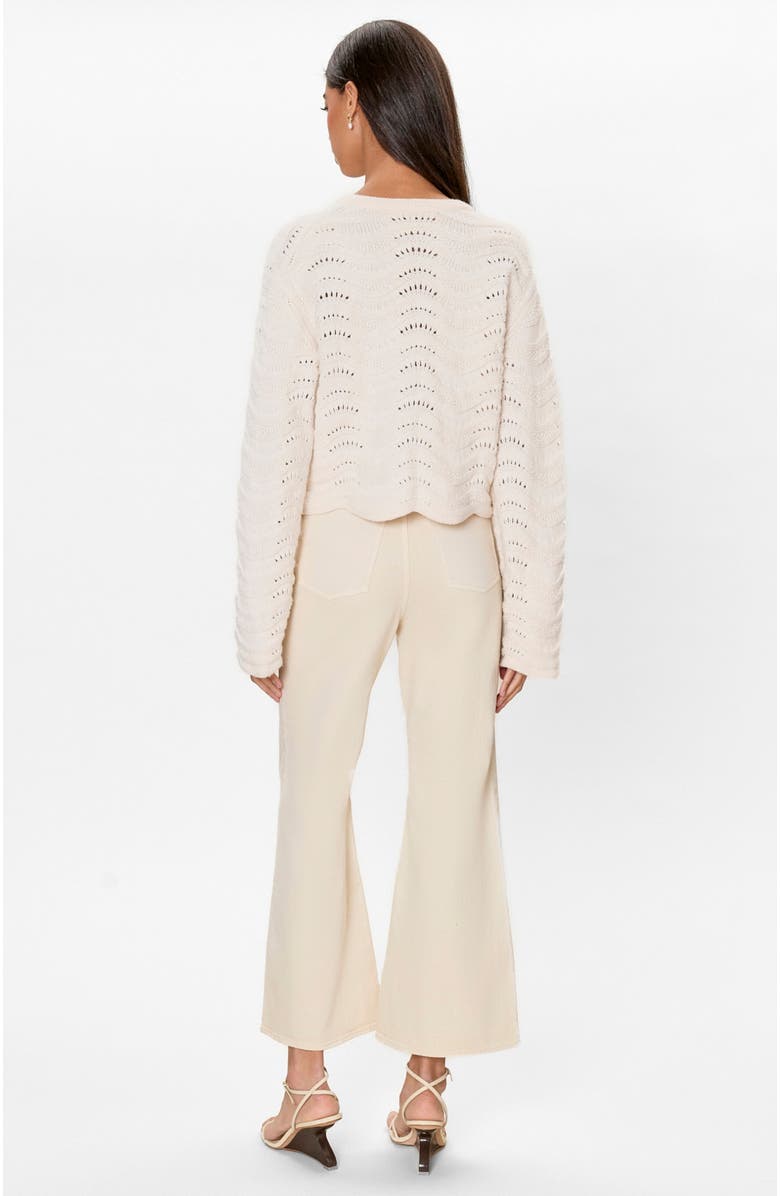 Rebecca Taylor Rem Knit Cardigan, Alternate, color, Ivory
