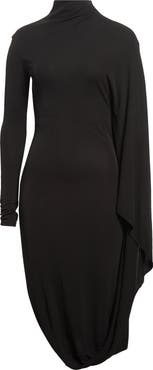 Stella McCartney Cape Sleeve Jersey Dress
