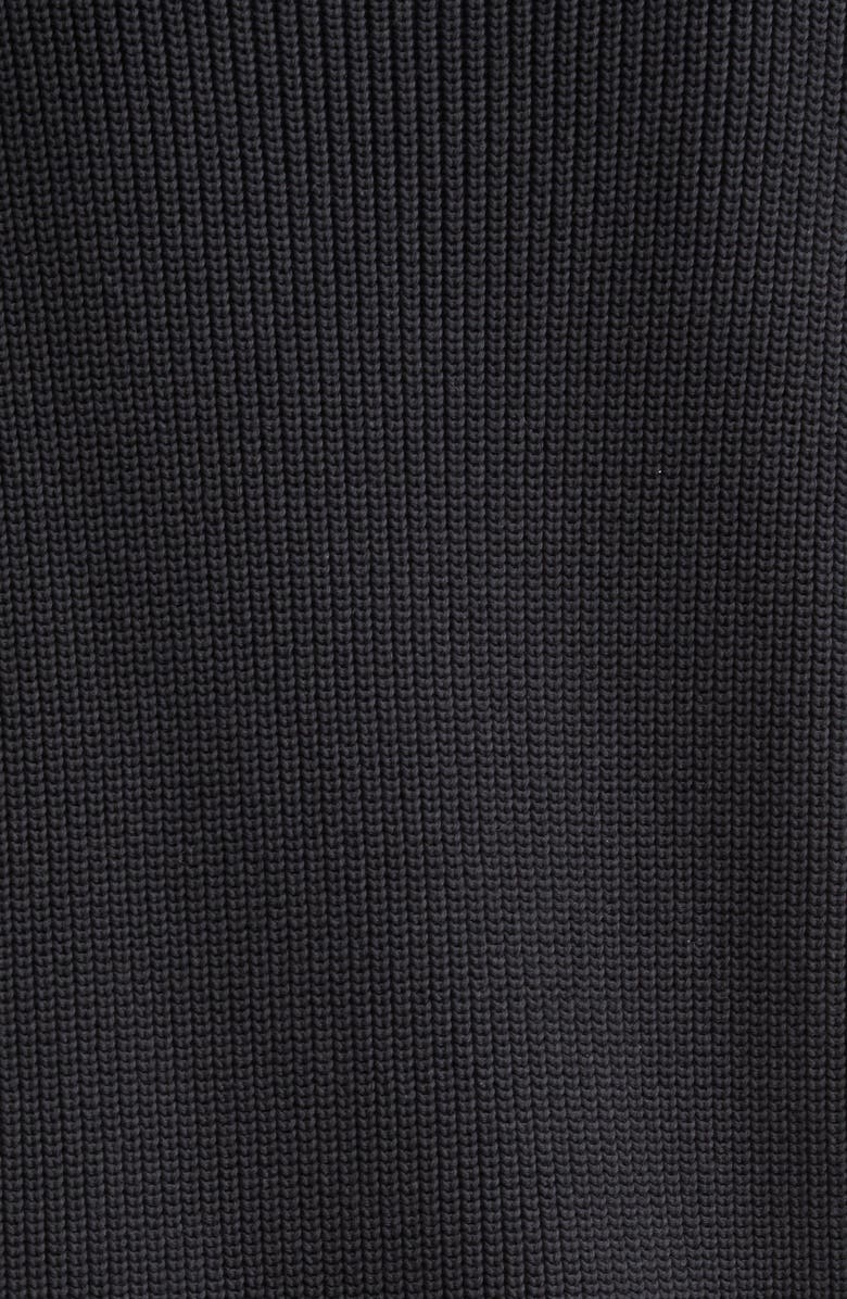 Cinq à Sept Indiana Mixed Media Cotton Blend Minidress, Alternate, color, Black/ White