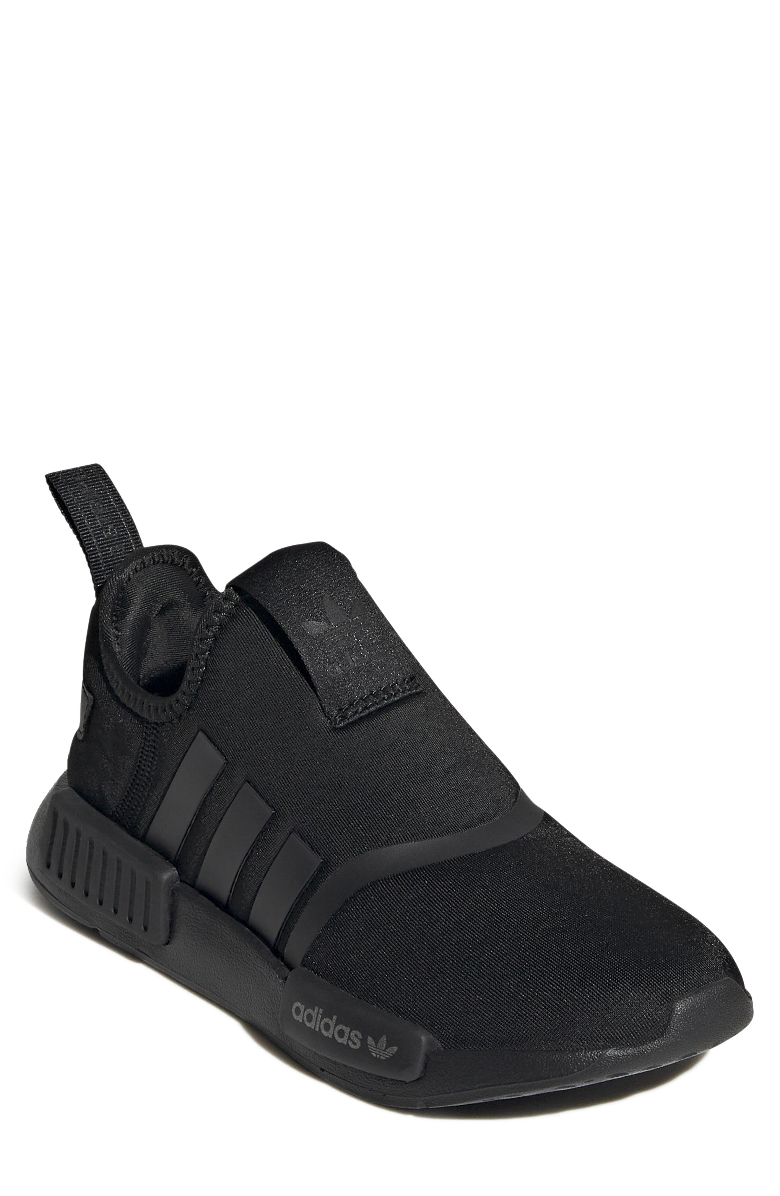 Kids' NMD 360 Sneaker, Main, color, BLACK/ BLACK/ BLACK
