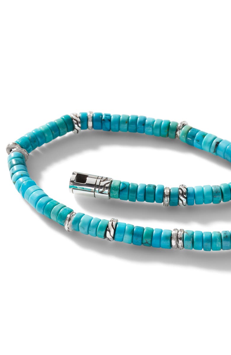 John Hardy Heishi Bracelet, Alternate, color, Turquoise