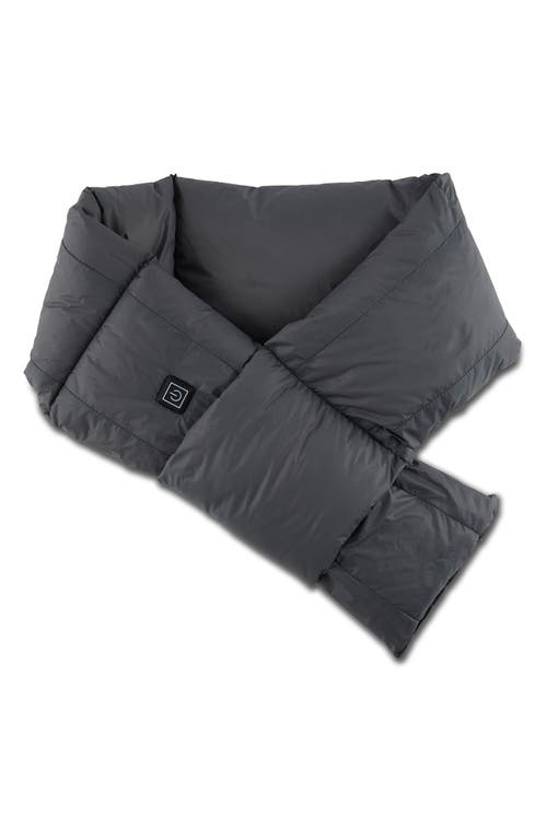 Helios The Heated Coat Paffuto Heated Scarf In Gray