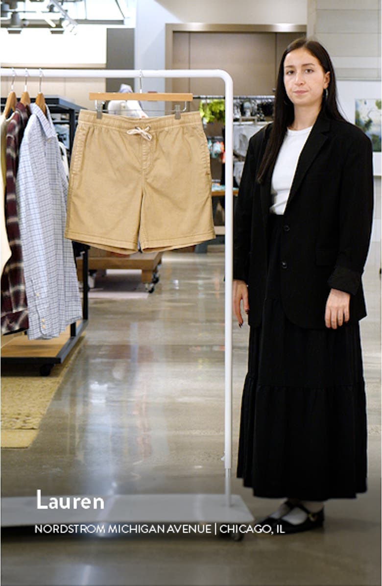 Cruz Stretch Cotton Drawstring Shorts, sales video thumbnail