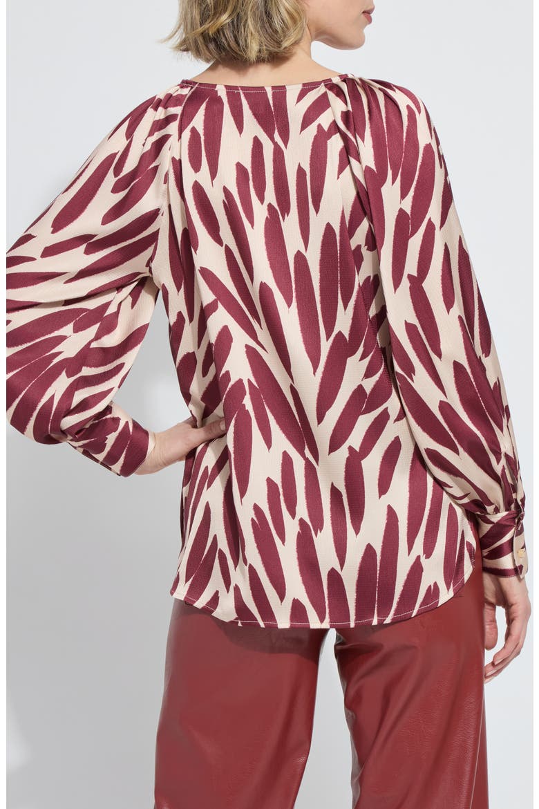 Naila Raglan Sleeve Top, Alternate, color, AUTUMN LEAF