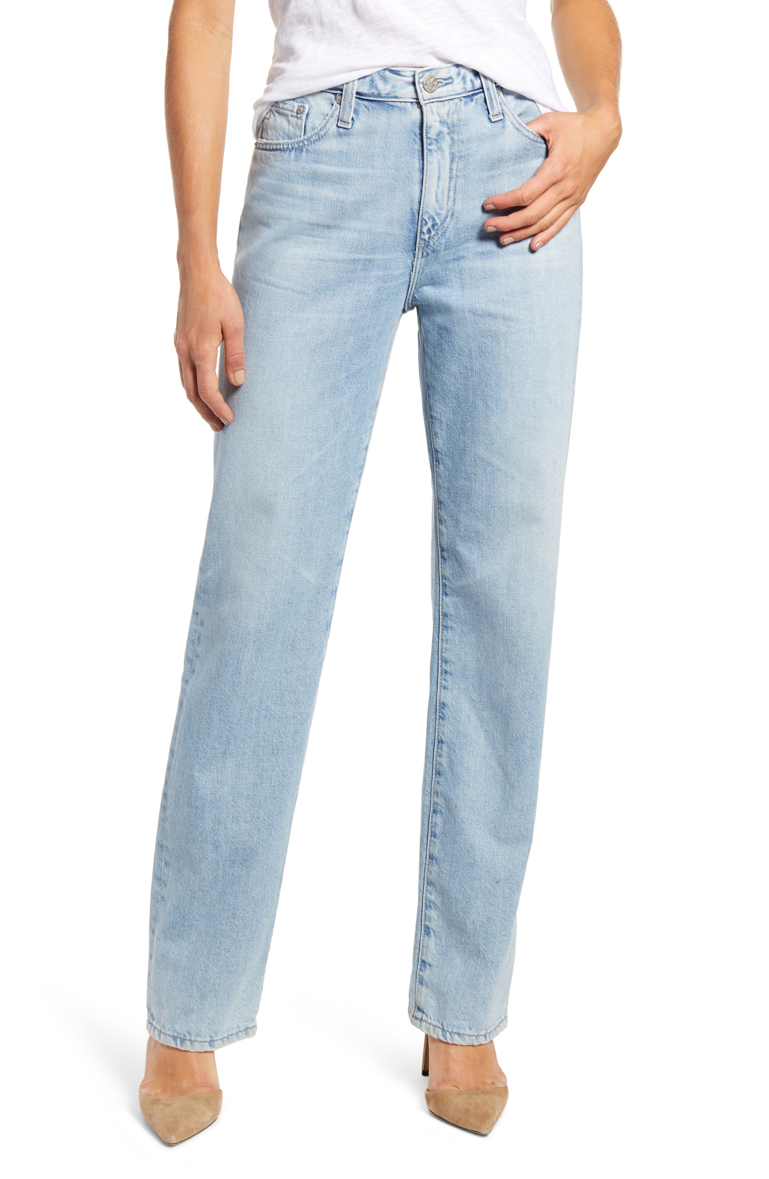 AG Alexxis High Waist Straight Leg Jeans