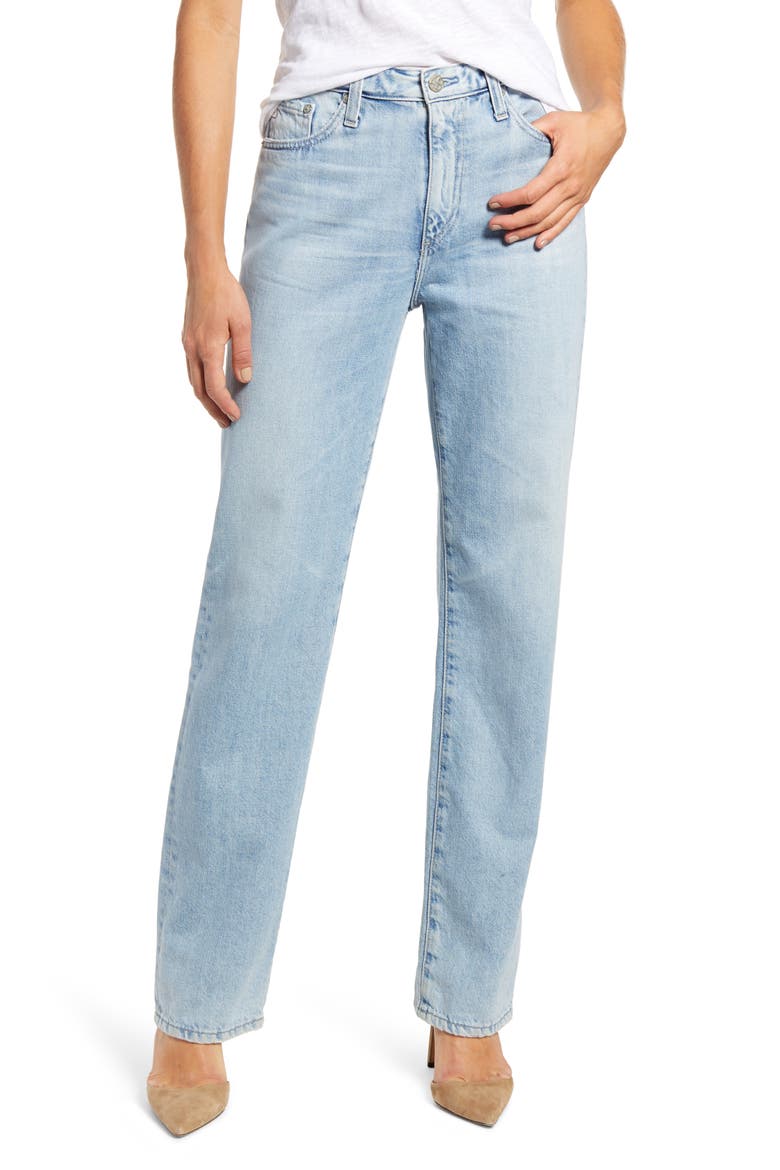 Alexxis High Waist Straight Leg Jeans, Main, color, 25 YEARS DIRECT