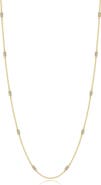 Lafonn Simulated Diamond Station Necklace
