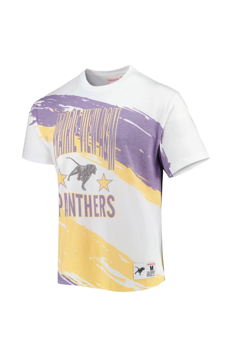 Mitchell & Ness Men's Mitchell & Ness White Prairie View A&M Panthers Paintbrush Sublimated T-Shirt, Alternate, color, 