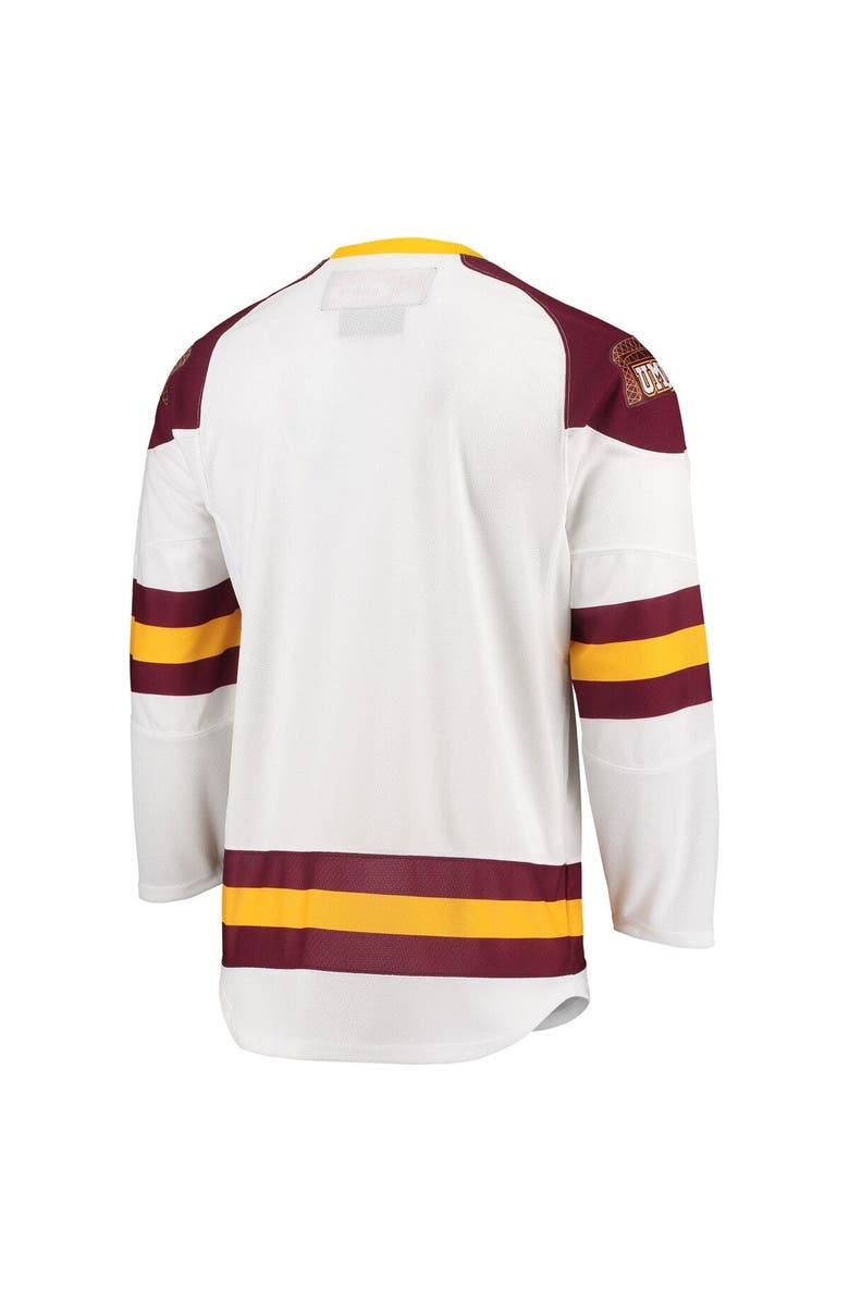 Under Armour Men's Under Armour White Minnesota Duluth Bulldogs Replica Hockey Jersey, Alternate, color, White