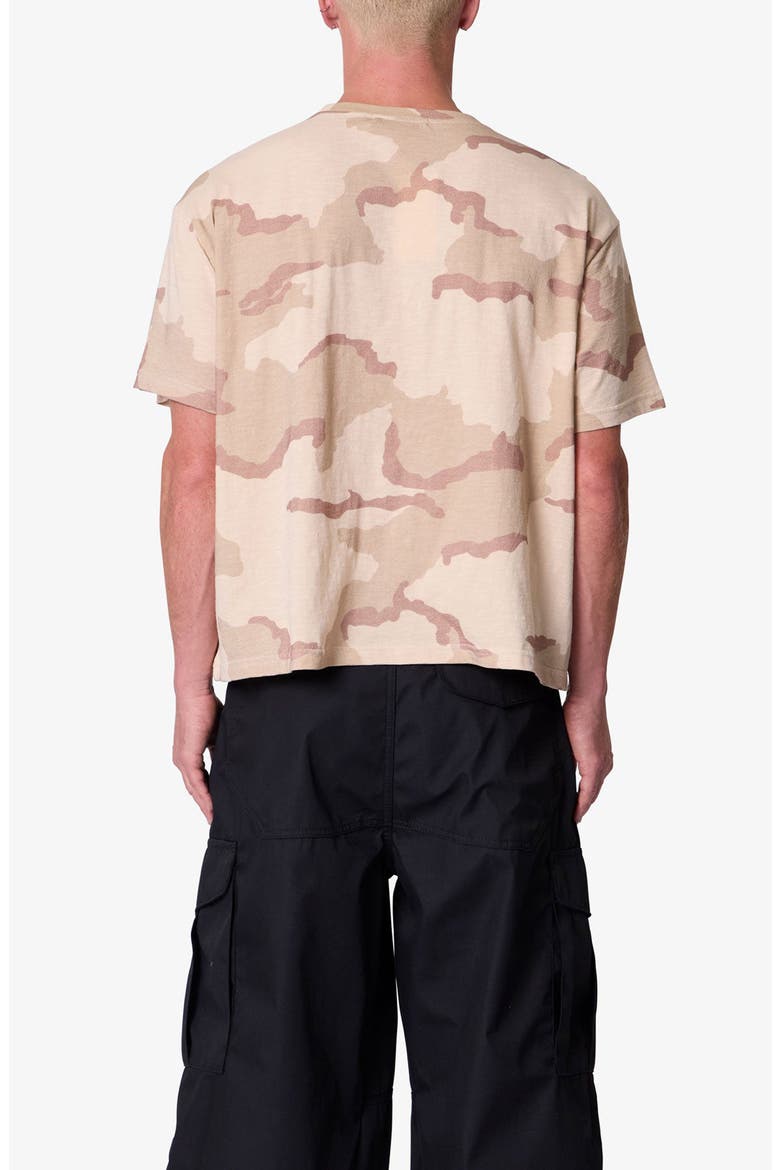 Sprayed Slub Camouflage T-Shirt, Alternate, color, DESERT CAMO