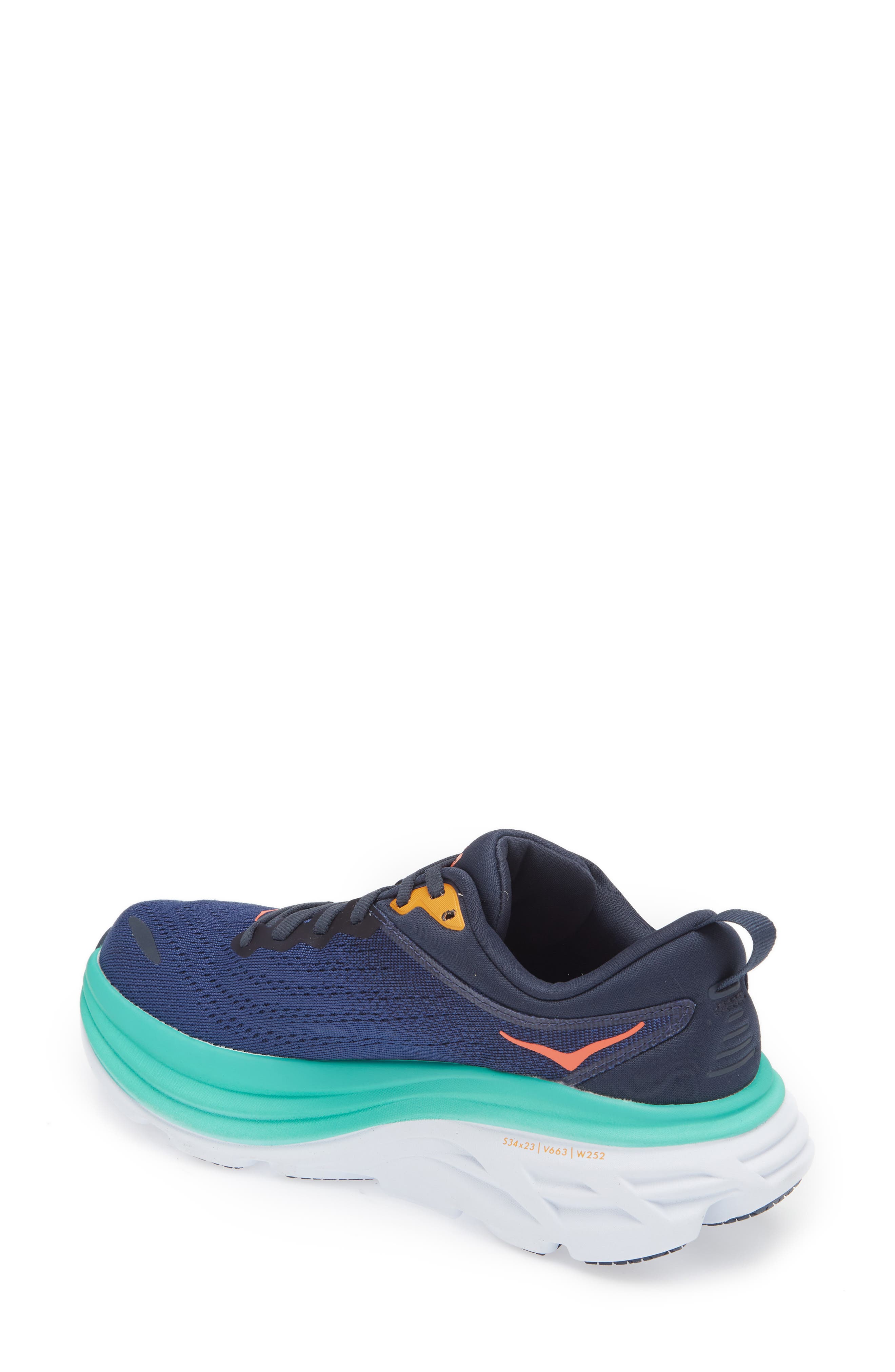 Bondi 8 Running Shoe, Alternate, color, OUTER SPACE / BELLWETHER BLUE