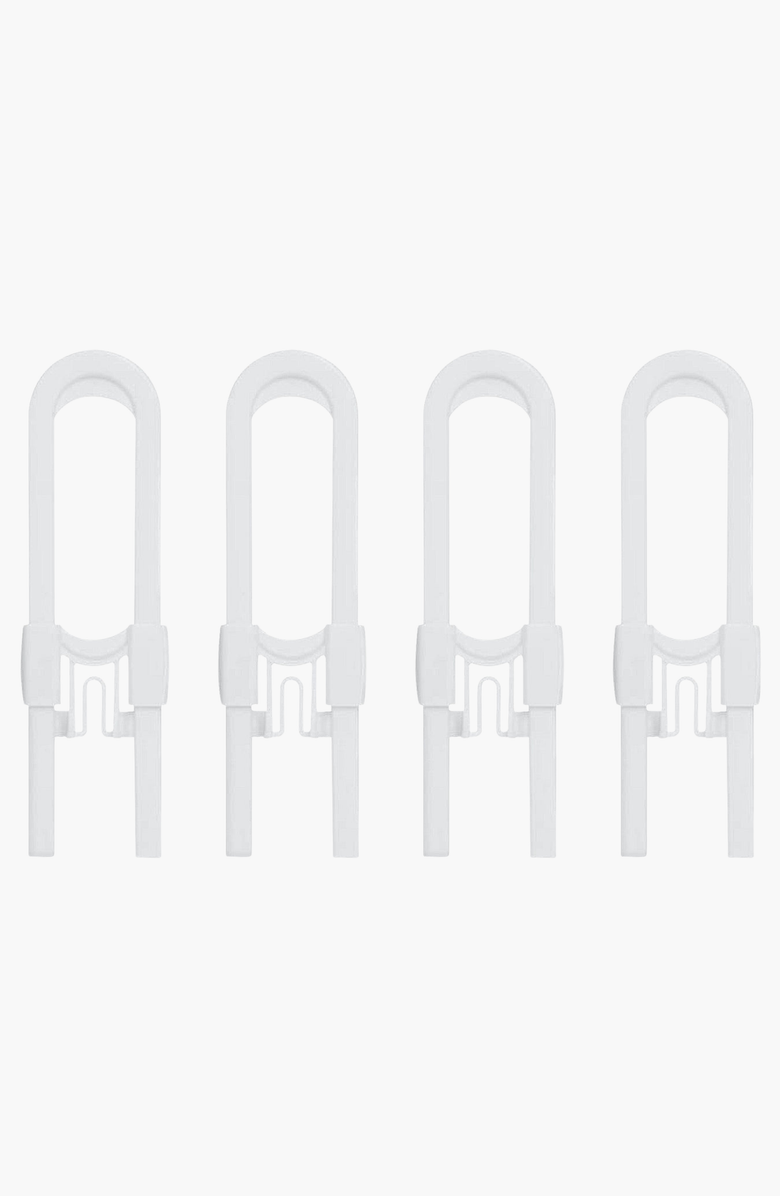 Jool Baby Sliding Cabinet Locks, Main, color, White 8 Pack