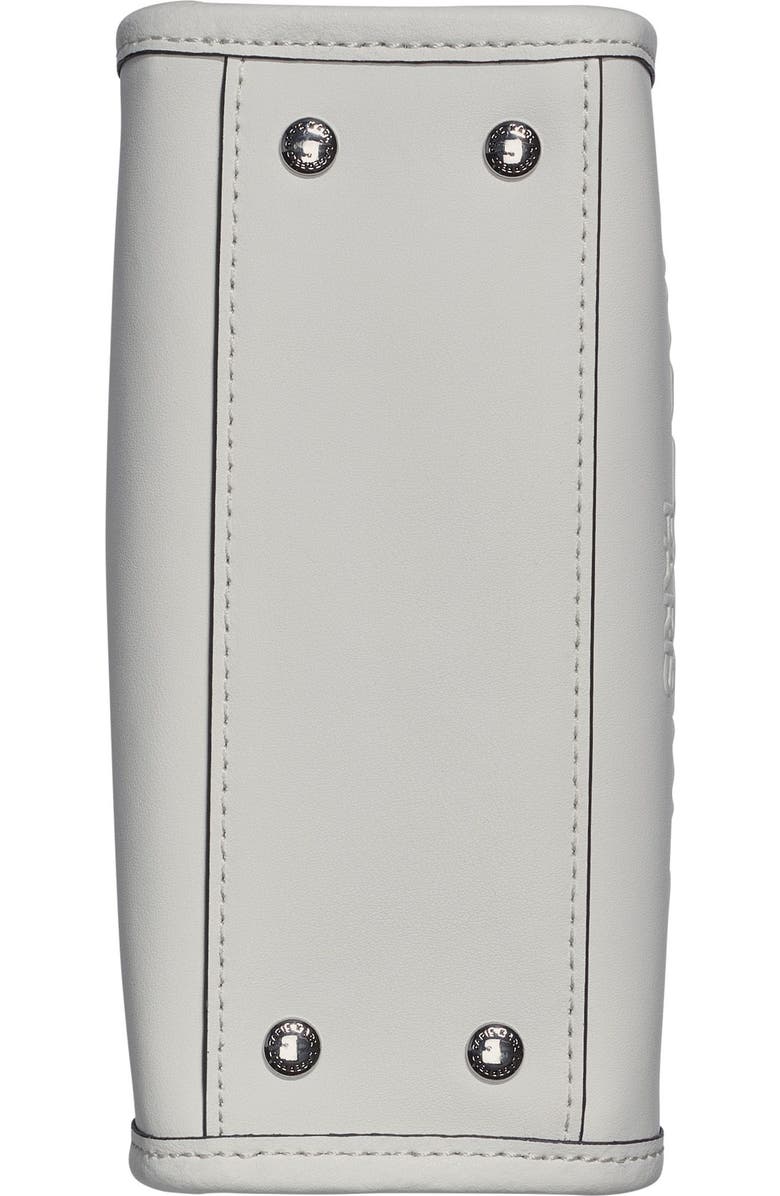 KARL LAGERFELD PARIS Savoie Crossbody, Alternate, color, Wntr Wht/Silvr