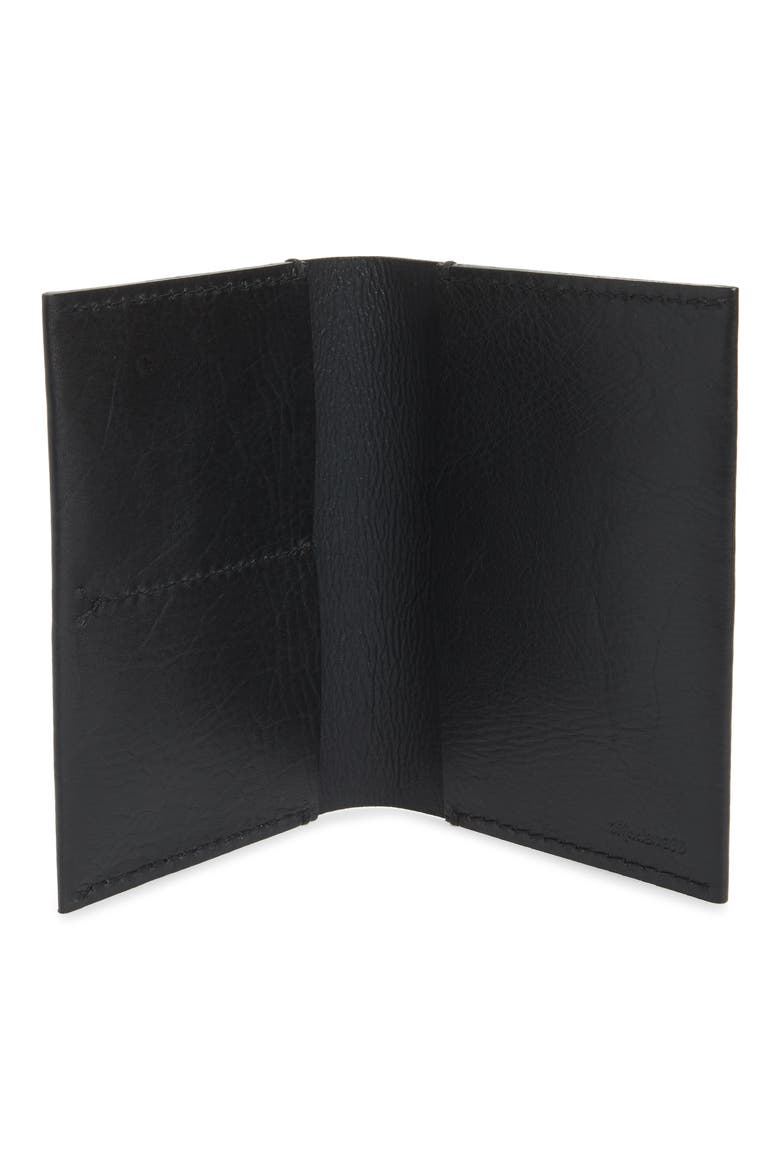 The Leather Passport Case, Alternate, color, TRUE BLACK
