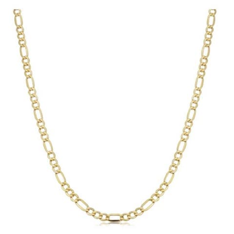 10k Gold 3.6-mm Figaro Link Chain