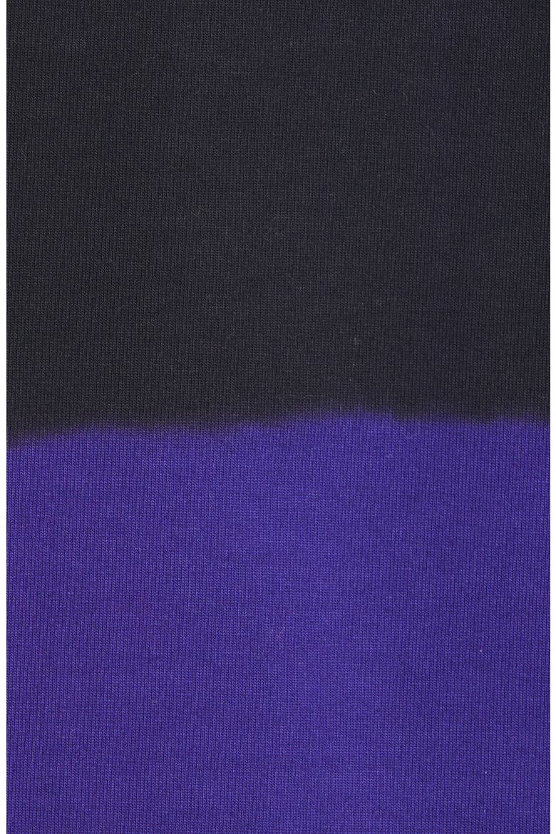 Stripe Rugby Polo Shirt, Alternate, color, PURPLE BLACK